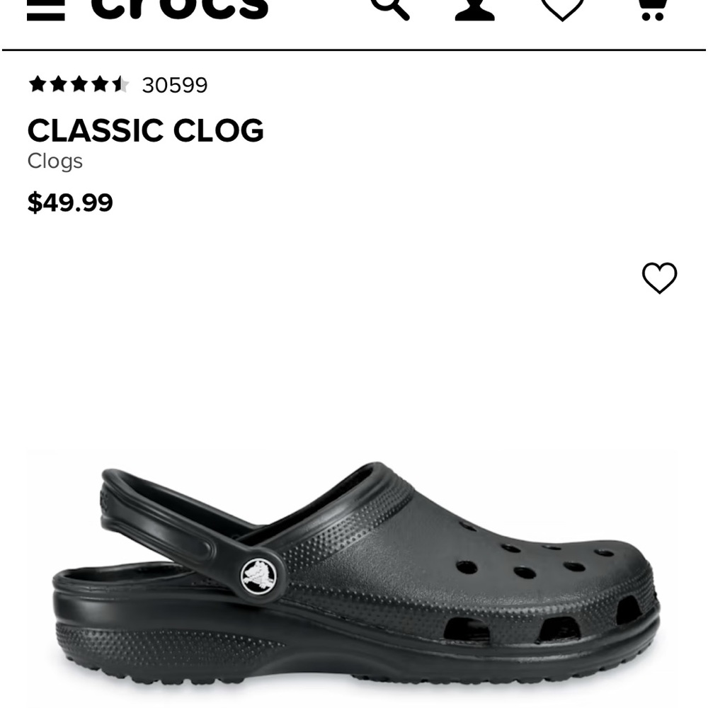 Classic style Crocs men’s size 12